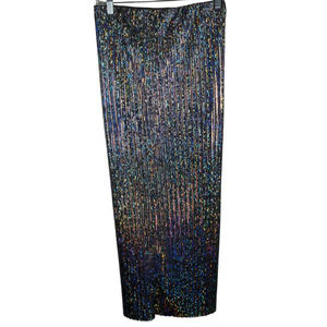Topshop size4 Skirt Metallic Disco Ball NWT Elastic Waist